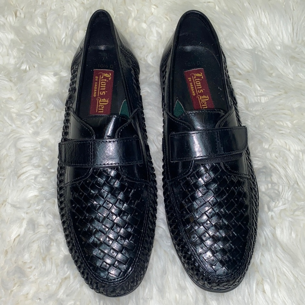 lions den black dressy shoe size 10.5